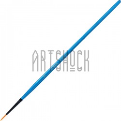 Кисть синтетическая Shine Blue, круглая, №0, CONDA