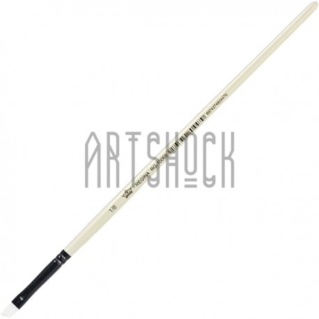 Кисть синтетическая Sun Pearl, скошенная, №1/8, REGINA