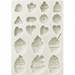 Силиконовый молд «Sweets», 14.8 x 21 см, Stamperia