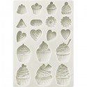 Силиконовый молд «Sweets», 14.8 x 21 см, Stamperia