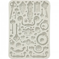Силиконовый молд «Замки и ключи», 14.8 x 21 см, Stamperia