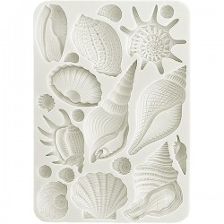 Силиконовый молд «Морские раковины», 14.8 x 21 см, Stamperia