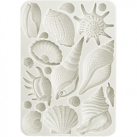 Силиконовый молд «Морские раковины», 14.8 x 21 см, Stamperia