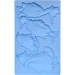 Силиконовый молд «Лиса и гуси», 12.7 x 20.3 см, LaBlanche