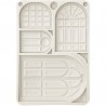 Силиконовый молд «Окна», 14.8 x 21 см, Stamperia