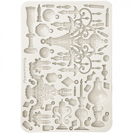Силиконовый молд «Подсвечники», 14.8 x 21 см, Stamperia
