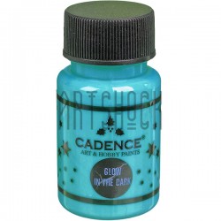 Краска акриловая люминесцентная, Mavi Blue / Голубая, 50 мл, Cadence