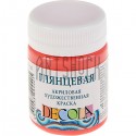 Краска акриловая глянцевая, коралловая, 50 мл, Decola