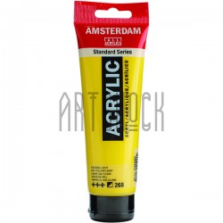 Краска акриловая Amsterdam Standard Series, азо желтая светлая, 120 мл, Royal Talens