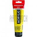 Краска акриловая Amsterdam Standard Series, желтая прозрачная средняя, 120 мл, Royal Talens