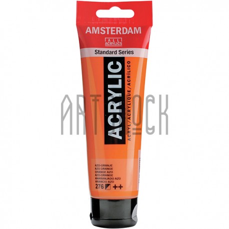 Краска акриловая Amsterdam Standard Series, азо оранжевая, 120 мл, Royal Talens