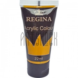 Краска акриловая, Охра желтая / Yellow Ochre, 22 мл, REGINA