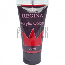 Краска акриловая, Красно-малиновая / Crimson Red, 22 мл, REGINA