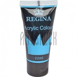 Краска акриловая, Церулеум / Cerulean Blue, 22 мл, REGINA