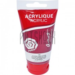 Краска акриловая, Ализариновая / Alizarin Crimson Perm., 75 мл, Sheloi