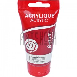 Краска акриловая, Кадмий красный темный / Cadmium Red Deep, 75 мл, Sheloi