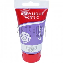 Краска акриловая, Сиреневая / Brilliant Purple, 75 мл, Sheloi