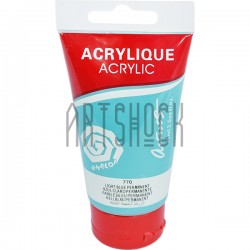 Краска акриловая, Голубая / Light Blue Perm., 75 мл, Sheloi