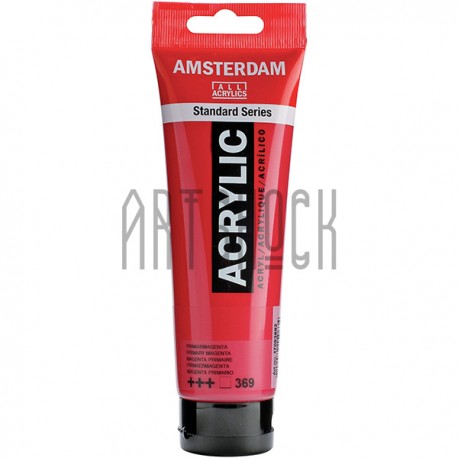 Краска акриловая Amsterdam Standard Series, маджента основная, 120 мл, Royal Talens