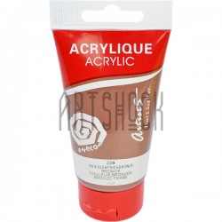 Краска акриловая «металлик», Бронза насыщенная / Iridiscent Rich Bronze, 75 мл, Sheloi