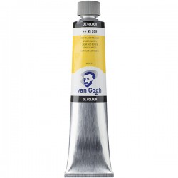 Краска масляная Van Gogh, AZO желтая средняя, 200 мл, Royal Talens