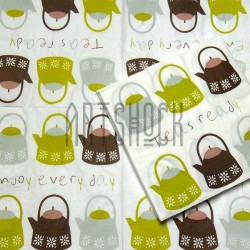 Салфетка для декупажа «Teapots», 33 x 33 см, RunJoy