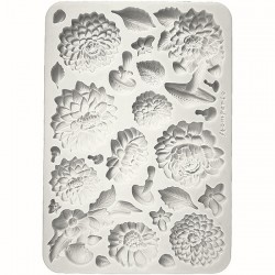 Силиконовый молд «Пионы», 14.8 x 21 см, Stamperia