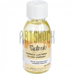 Лак финишный Lustrina, глянцевый, 125 мл, Divolo