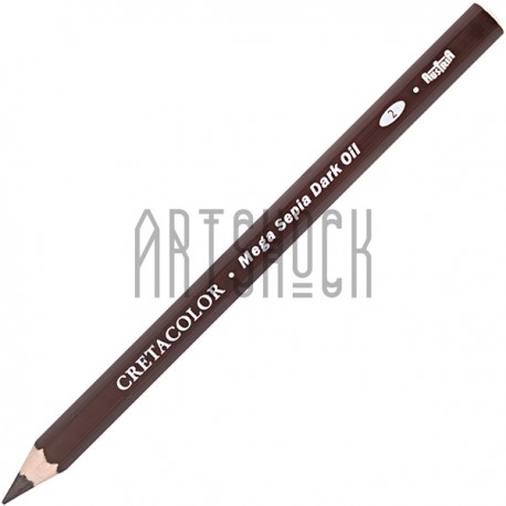 Карандаш для рисования Mega Sepia Dark Oil, Cretacolor