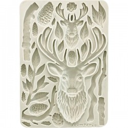 Силиконовый молд «Олень», 14.8 x 21 см, Stamperia