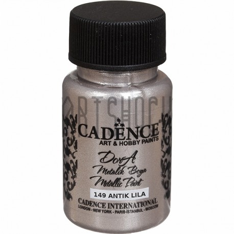 Краска акриловая «металлик» Dora, Antique Lilac / Античная Сирень, 50 мл, Cadence