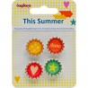 Декоративные пробки «This Summer», 4 штуки