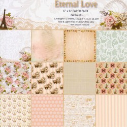 Набор бумаги для скрапбукинга «Eternal Love», 15.2 × 15.2 см, 24 листа
