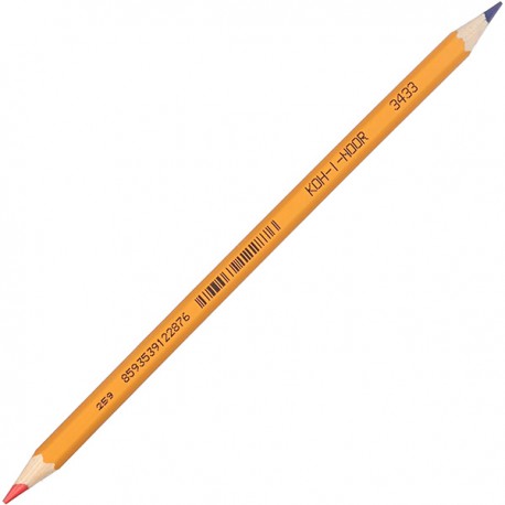 Карандаш офисный, красно-синий, Koh-i-Noor