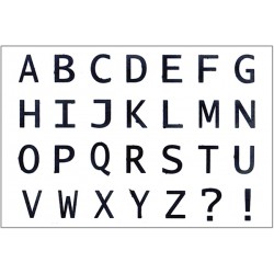 Силиконовые штампы для скрапбукинга «Bold Alphabet: Заглавные буквы», 10 × 15 см