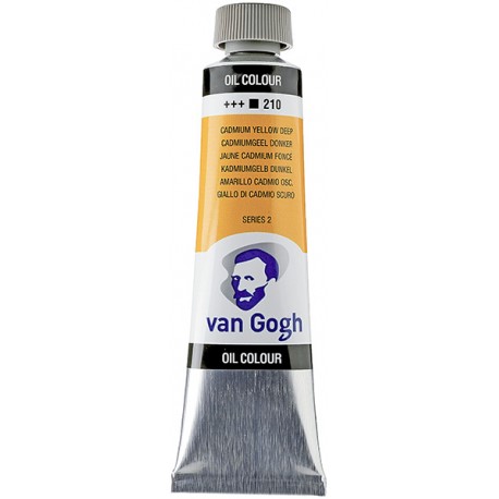 Краска масляная Van Gogh, кадмий желтый темный, 40 мл, Royal Talens