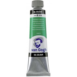 Краска масляная Van Gogh, зеленая темная перманентная, 40 мл, Royal Talens