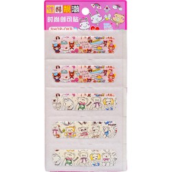 Пластырь детский с рисунком «Teddy Bear & friends», набор 5 шт.