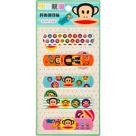 Пластырь детский с рисунком «Monkeys», набор 5 шт.