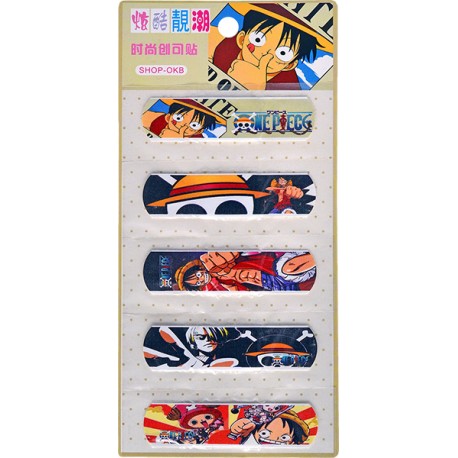 Пластырь детский с рисунком «One piece anime», набор 5 шт.