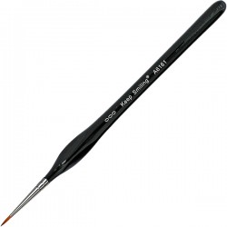 Кисть синтетическая Black Onyx, круглая, №000, KeepSmiling