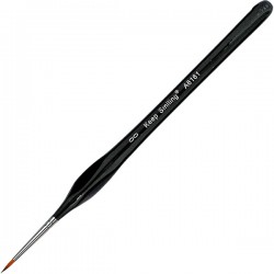 Кисть синтетическая Black Onyx, круглая, №00, KeepSmiling