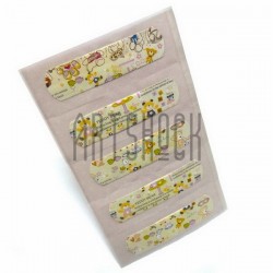 Набор дизайнерского пластыря "TEDDY BEAR, FRIEND", 5 штук, Popular Fashion