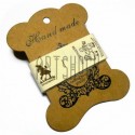 Лента декоративная хлопковая с принтом, "Hand Made-2", ширина 26 мм., длина 1 м., Hand Made