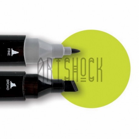 Маркер Touch Twin, 124 fluorescent green, ShinHan