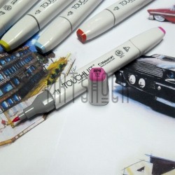 Маркер для рисования, RP6 vivid pink, Touchliit