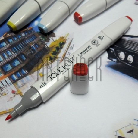 Маркер для рисования, R22 french vermilion, Touchliit