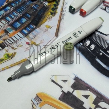 Маркер для рисования, GY175 lime green, Touchliit