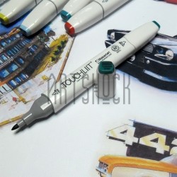 Маркер для рисования, BG53 turquoise green, Touchliit