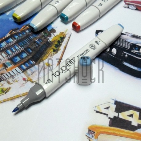 Маркер для рисования, PB76 sky blue, Touchliit
